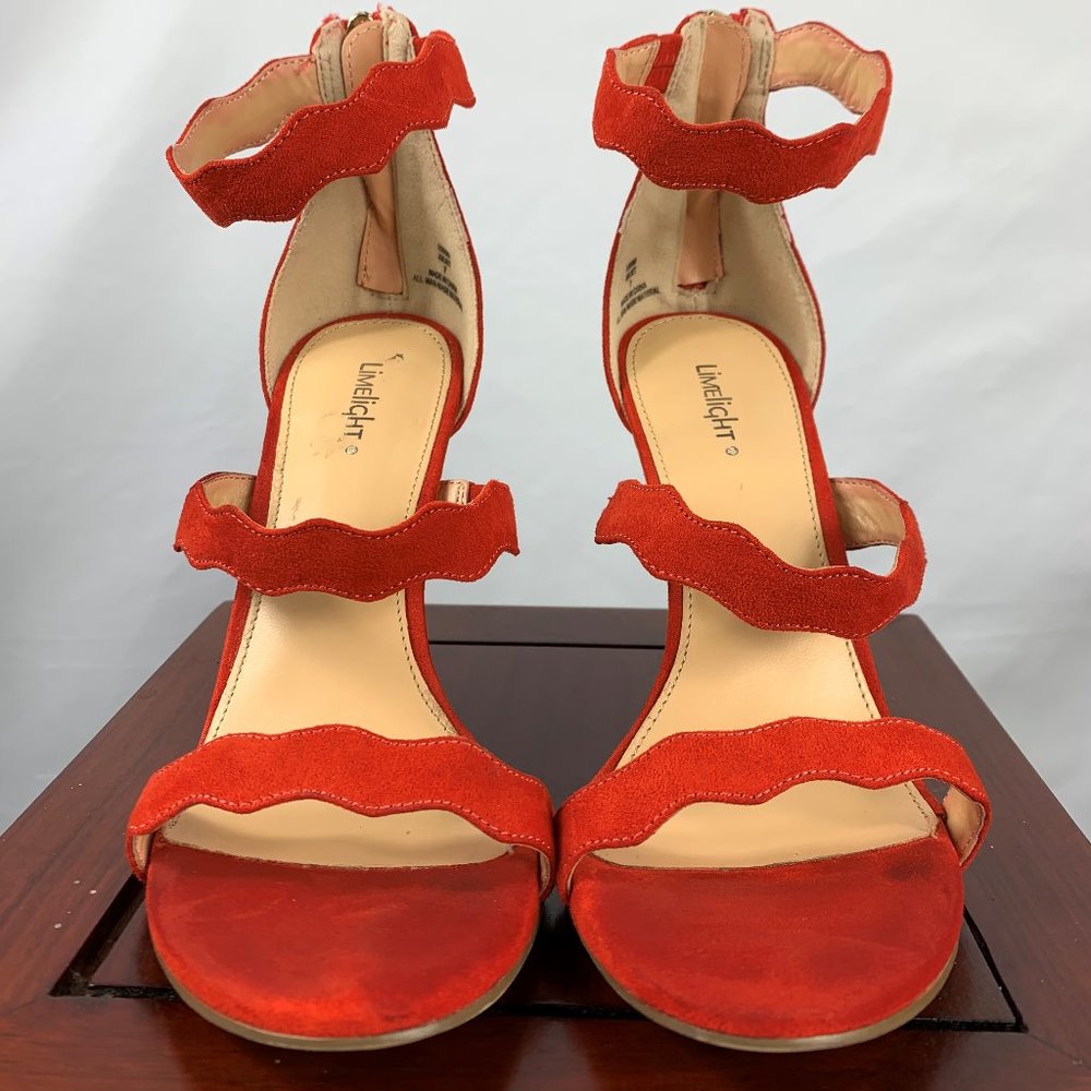 Limelight Orange Heels Size 7